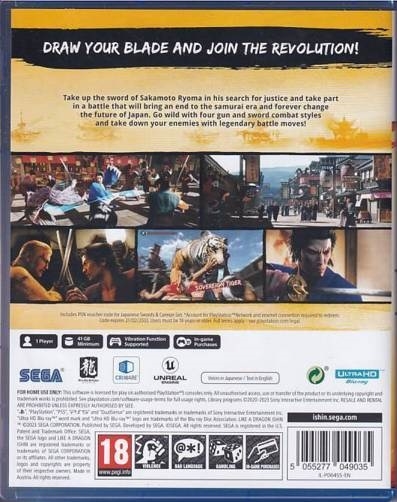 Like a Dragon Ishin - PS5 (A Grade) (Genbrug)